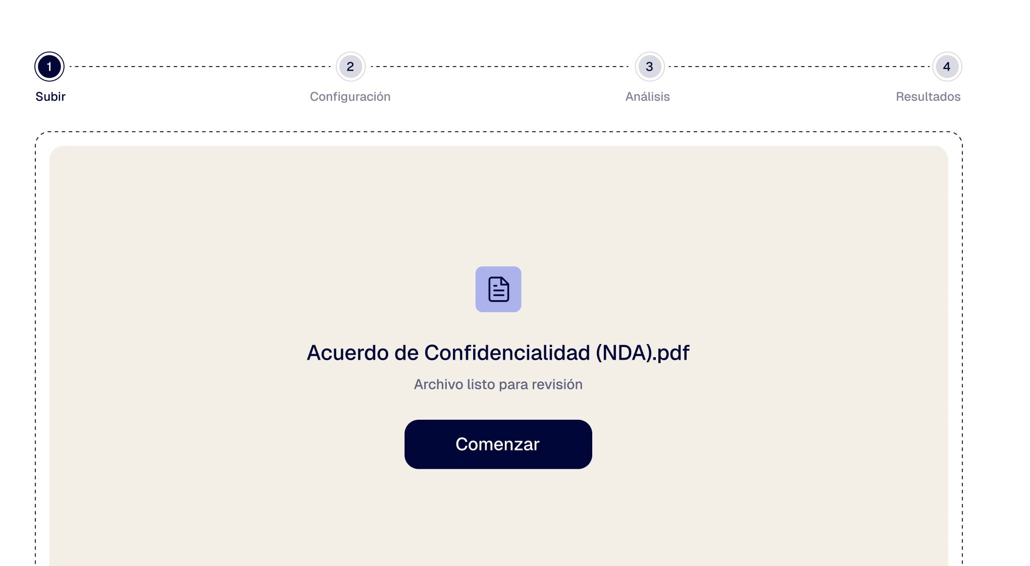 Ejemplo de Análisis de Contrato